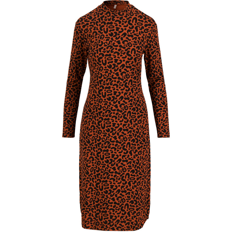open lace back dress Zara Leopard Print Dress – SB Dress Hire main image 1