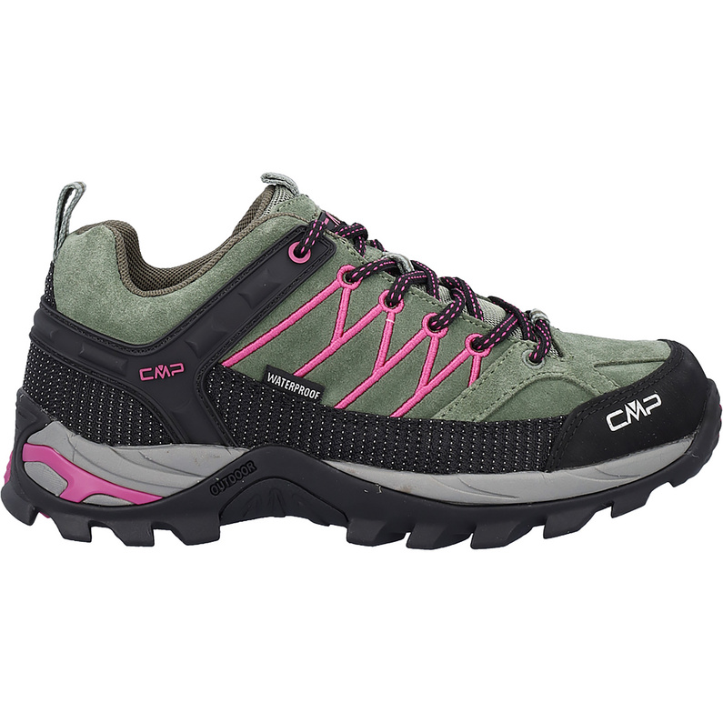 Cmp, Rigel Low Wmn Wp, Veloursleder-Wanderschuh in blau für Damen
