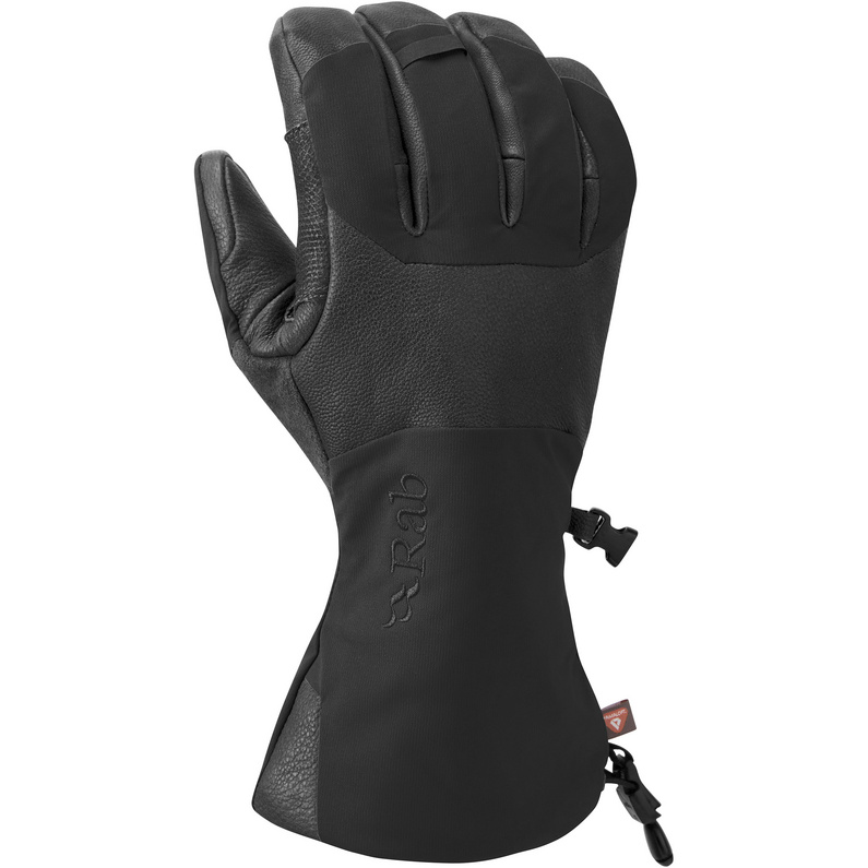 Rab Ridge Handschuhe Herren – Wind- & Wasserdicht, Smartphone-kompatibel, Grau/beige