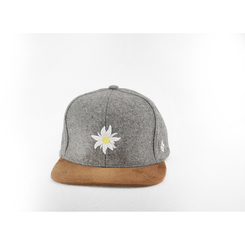 Bavarian Caps Edelweiss Wildleder EUC Suede Cap Rare In USA Flat Brim SnapBack Bavarian Caps Edelweiß Wildleder Cap kaufen | Bergzeit main image 2