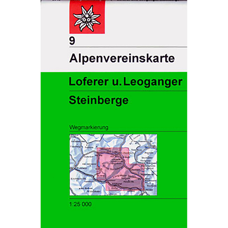 DAV AVKarte 9 Loferer u. Leoganger Steinberge kaufen Bergzeit