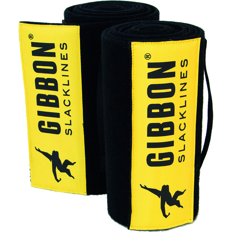 Protection Arbre Slackline Gibbon - Treewear XL - Feutre Noir Velcro - 100x16cm