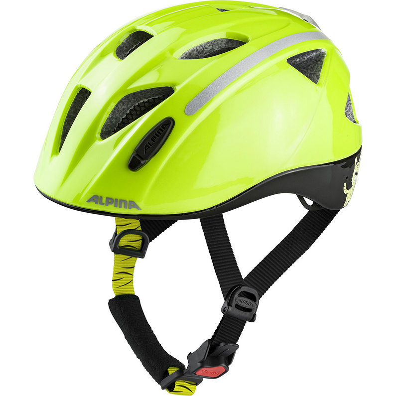Casque Vélo Enfant ALPINA Ximo Flash - Protection Arrière - Éclairage Intégré - Réglable - Réflecteurs - Taille Unique