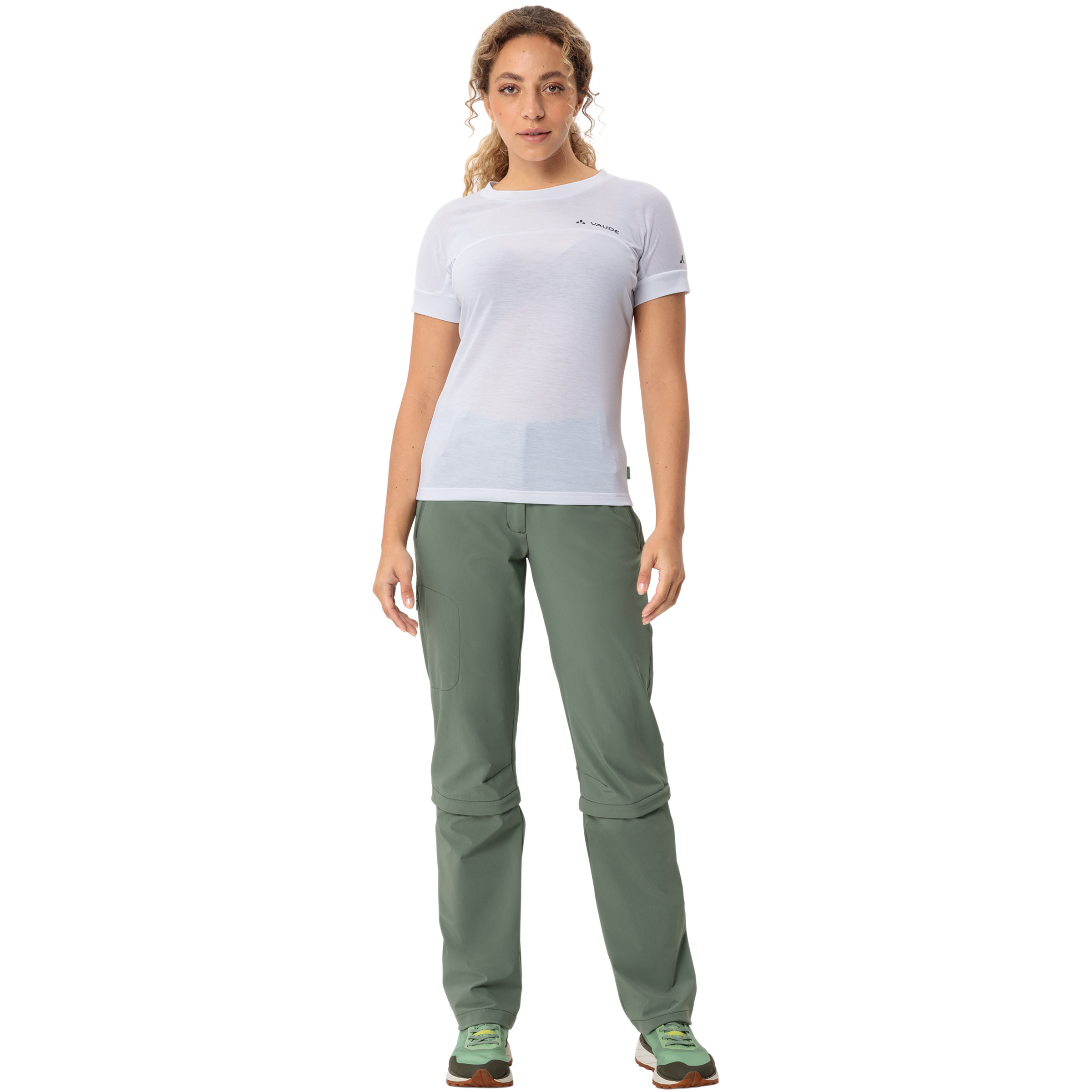 Quần Nối ống Vaude Farley Stretch Capri T-Zip II Zip-Off Pants Women’s 04577 Size S/38 - View #8