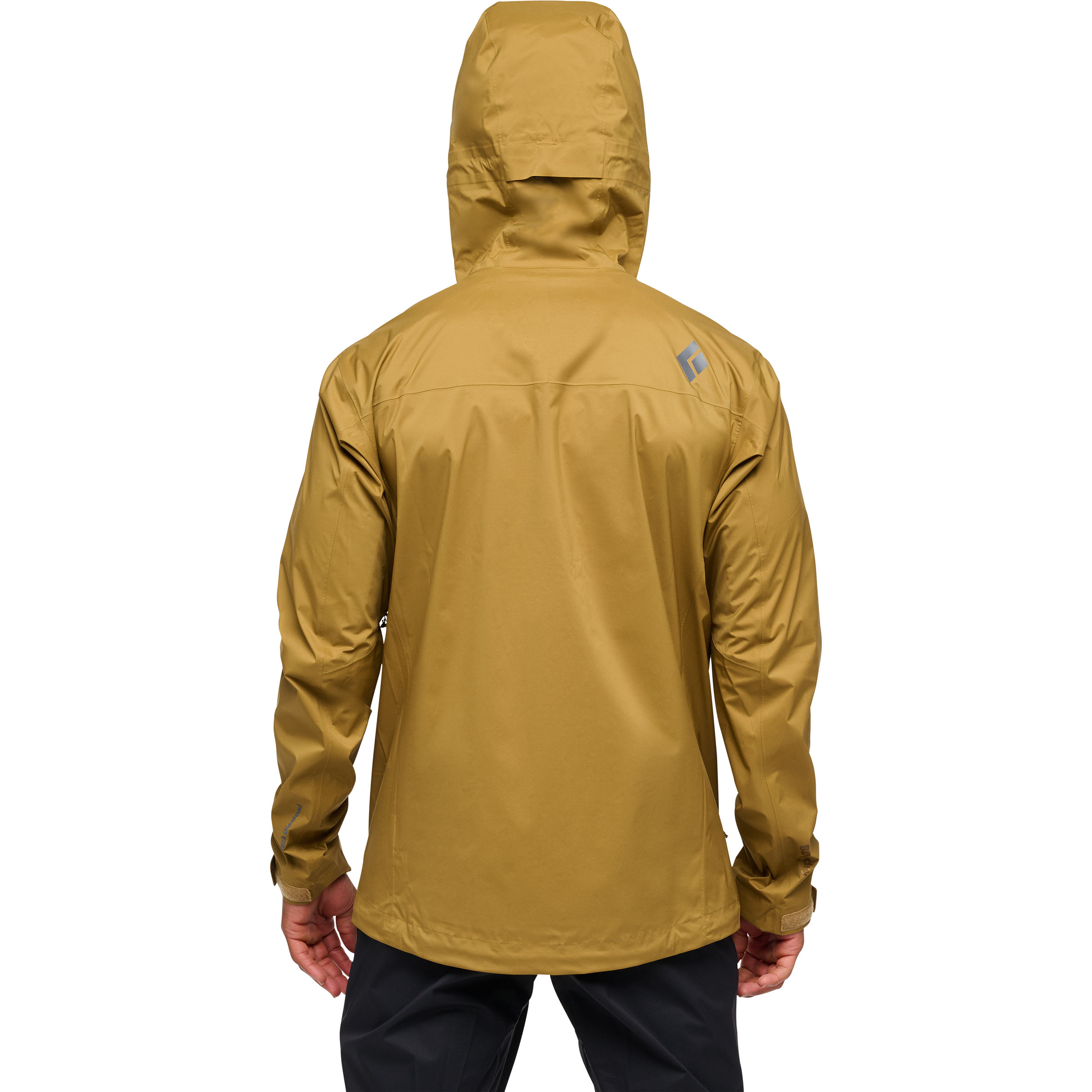 Giacca Impermeabile Uomo Diamond Supply Co. – Blu, Cappuccio, Cerata, Modello Marquise RMHD-99 - copertina