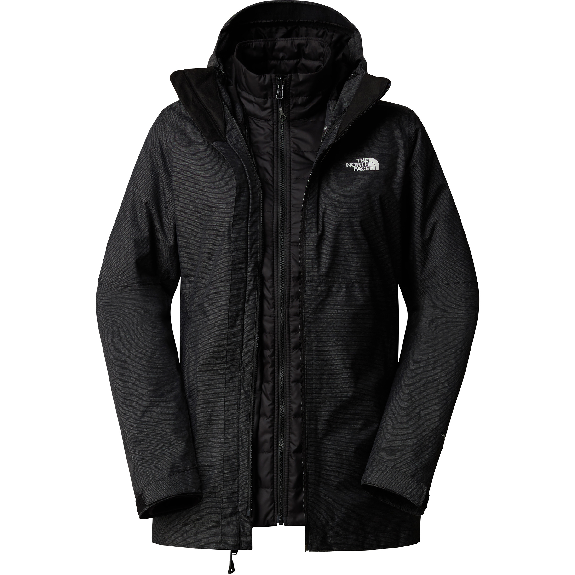 North Face Fleece Mantel Schwarz The North Face Dryvent Puffer