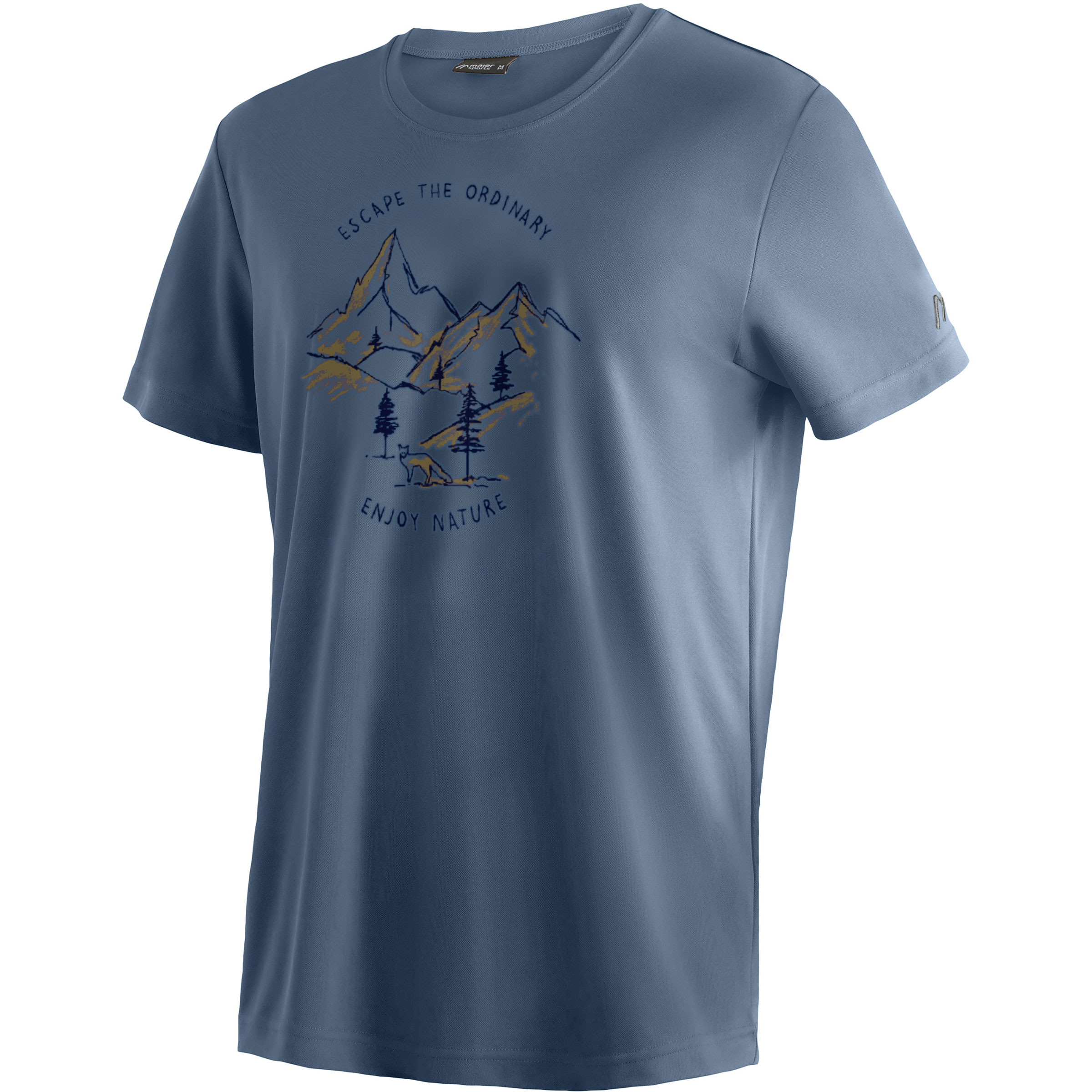 The Mountain Men's Standard 'DJ Peace' Graphic T-Shirt - Eco-Friendly Printed Adult Tee