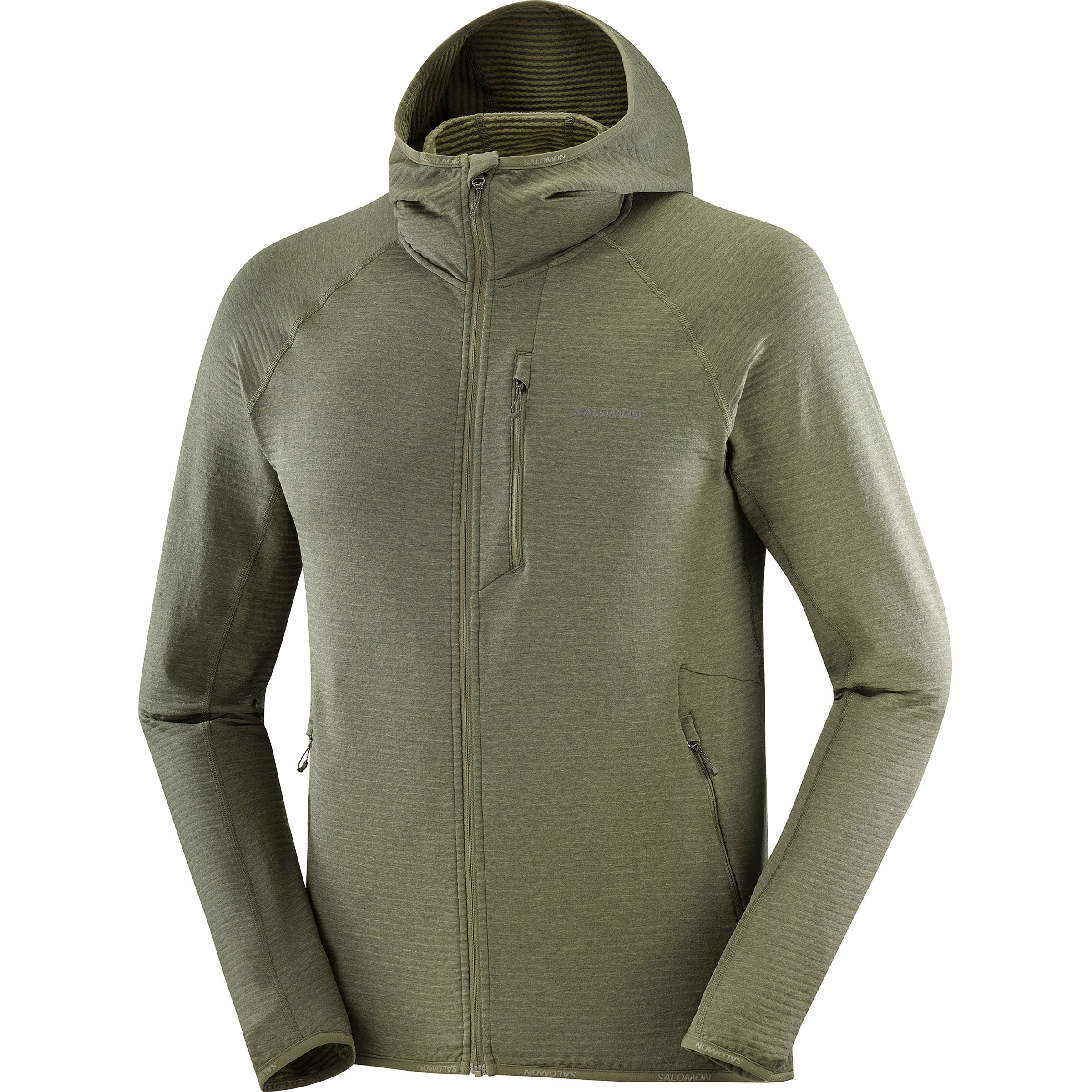 Veste Sntial Lightwarm Hoodie homme Salomon Bergzeit
