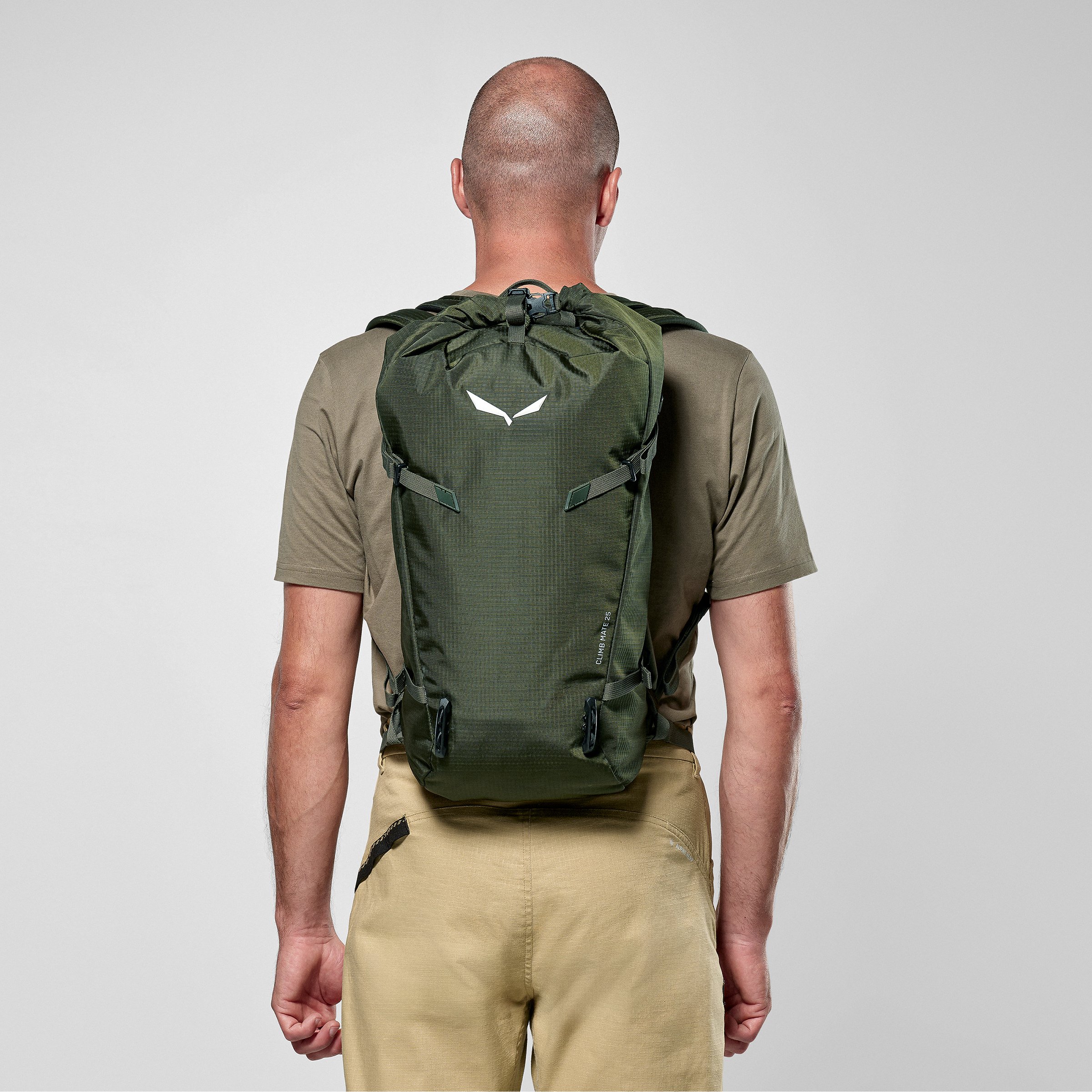 Salewa Climb Mate 25l Rucksack – Kletterrucksack Mit Dry Back Contact System, Rolltop-Verschluss & Trinksystem-Kompatibilität