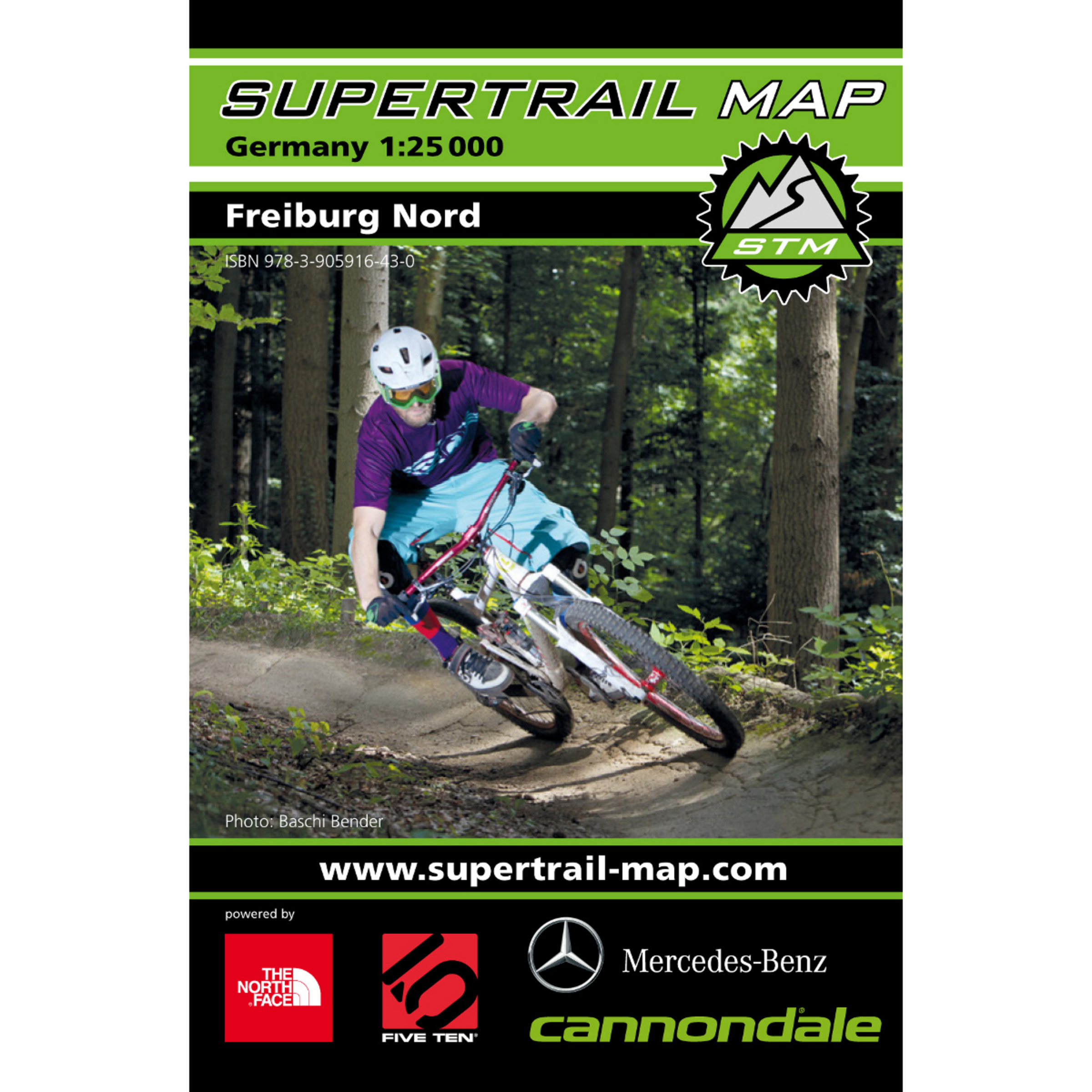 Supertrail Map Freiburg North MTB Buy online Bergzeit