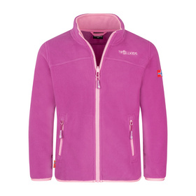 Trollkids Giacca Ragazza - Kristiansand - Mallow Pink/Violet Blue/Papaya